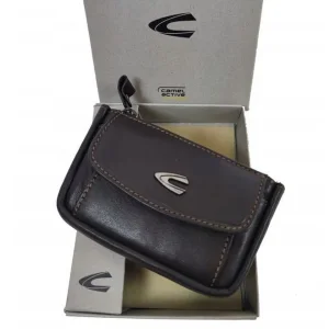 Skórzane etui na klucze Camel Active w oryginalnym pudełku prezentowym / Camel Active leather key case in original gift box